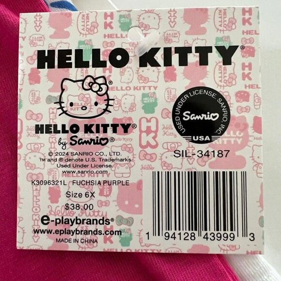 Sanrio Hello Kitty Girls Tee and Shorts Set Size 6X - Picture 3 of 4